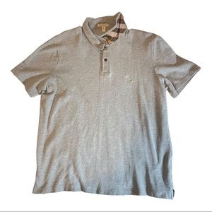 Burberry Grey Polo Shirt